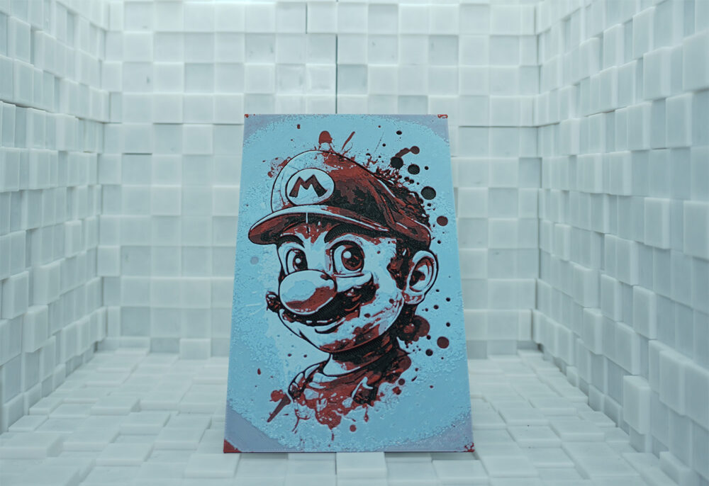 Retrato Relieve de Mario