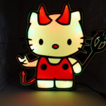 Lámpara de Halloween de Kitty